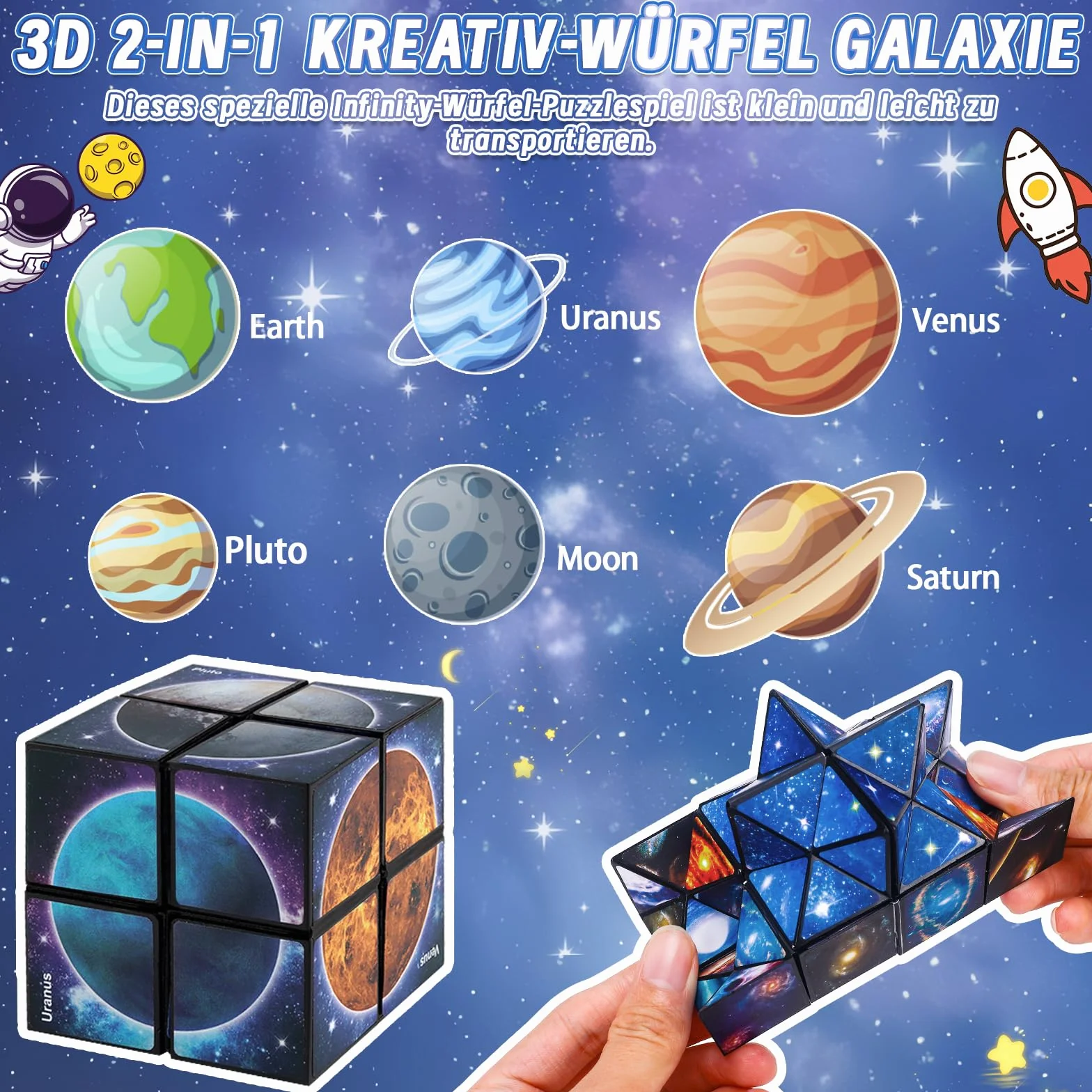 Zabawka dla chłopca w wieku 7-8-9-10-11 lat: prezenty dla chłopców w wieku 6-12 lat, dla chłopców i dziewczynek, Infinity Cube, dla chłopców w wieku od 8, 9, 10 lat, pomysł na prezent, antystresowa